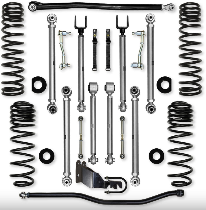 Jeep JLU (4DR) 3.5" X-Factor PRO Mid-arm System (SPORT/SAHARA)