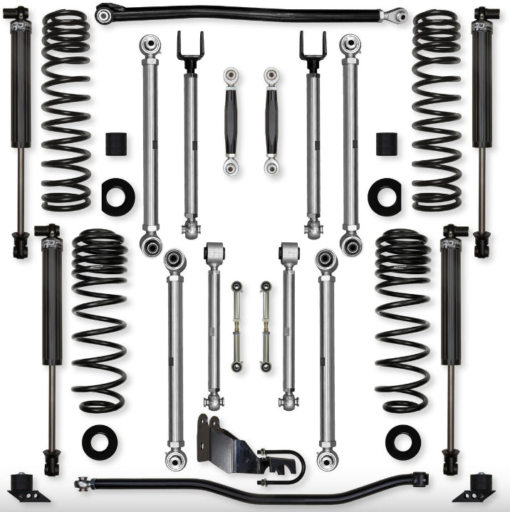Jeep JLU (4DR) 3.5" Diesel X-Factor PRO Mid-arm "No-Limits" System (RUBICON)