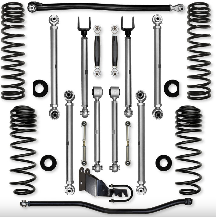 Jeep JLU (4DR) 4.5" X-Factor PRO Mid-arm "No-Limits" System (RUBICON)