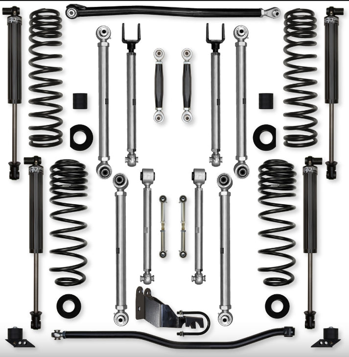 Jeep JLU (4DR) 4.5" X-Factor PRO Mid-arm "No-Limits" System (RUBICON)