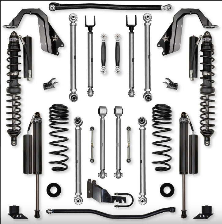 Jeep JLU (4DR) 4.5" X-Factor PRO Mid-arm "No-Limits" System (RUBICON)