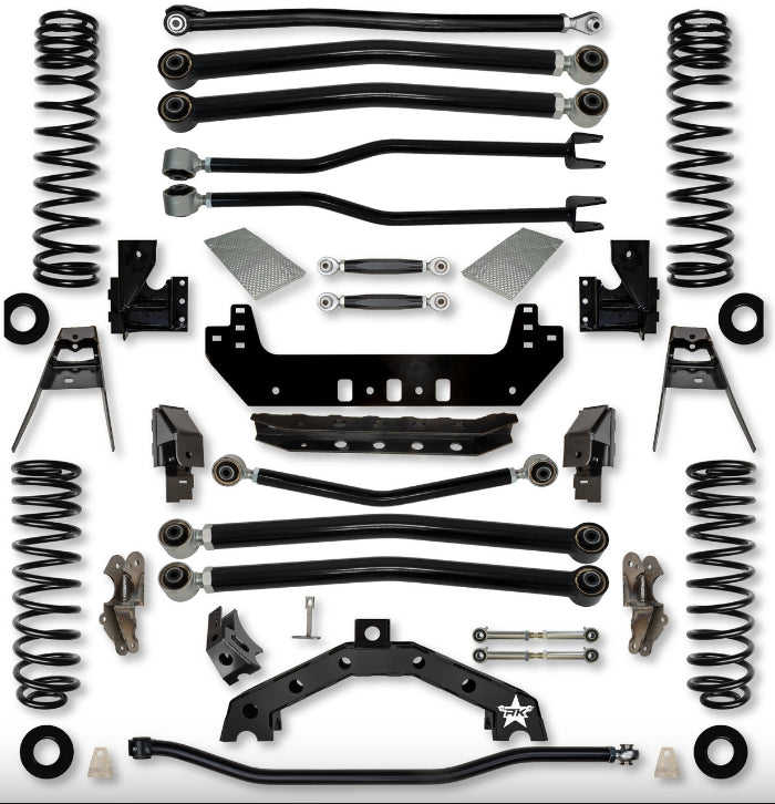 Jeep JLU (4DR) 4.5" Adventure - X2 "No-Limits" Long-Arm System (RUBICON)