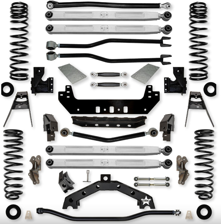 Jeep JLU (4DR) 3.5" Adventure - X PRO "No-Limits" Long-Arm System (RUBICON)