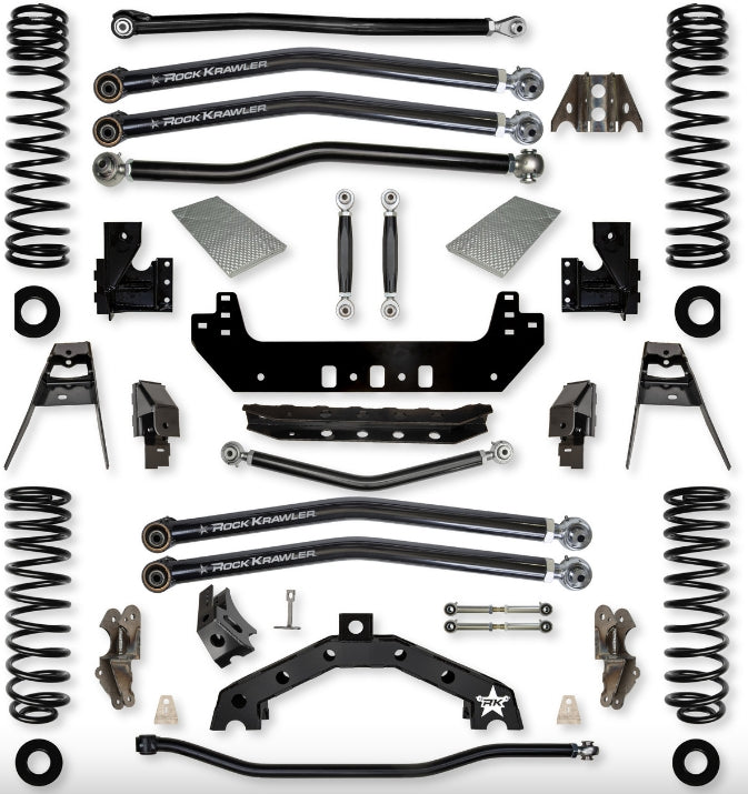 Jeep JLU (4DR) 4.5" X - Factor X2 "No-Limits" Long-Arm System (RUBICON)