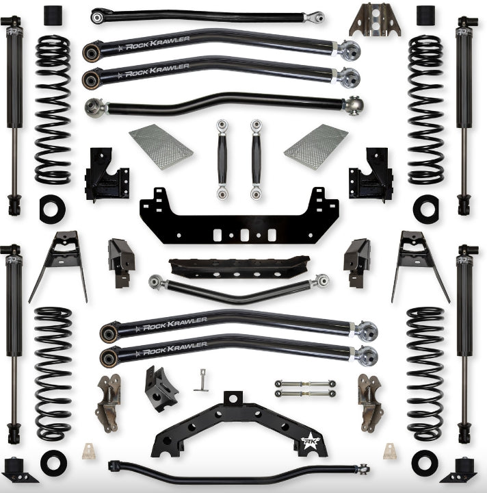 Jeep JLU (4DR) 3.5" X - Factor X2 "No-Limits" Diesel Long-Arm System (RUBICON)