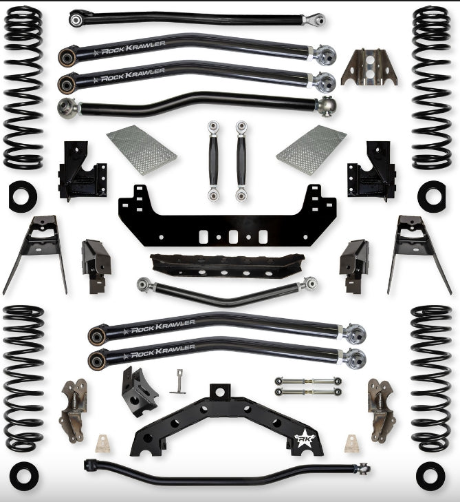 Jeep JLU (4DR) 3.5" X - Factor X2 "No-Limits" Long-Arm System (RUBICON)