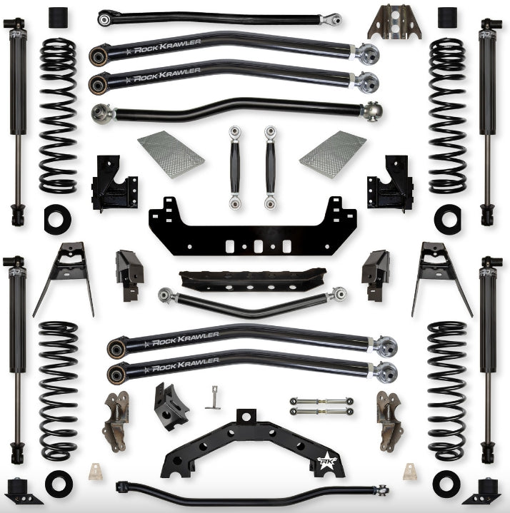Jeep JLU (4DR) 3.5" X - Factor X2 "No-Limits" Long-Arm System (RUBICON)