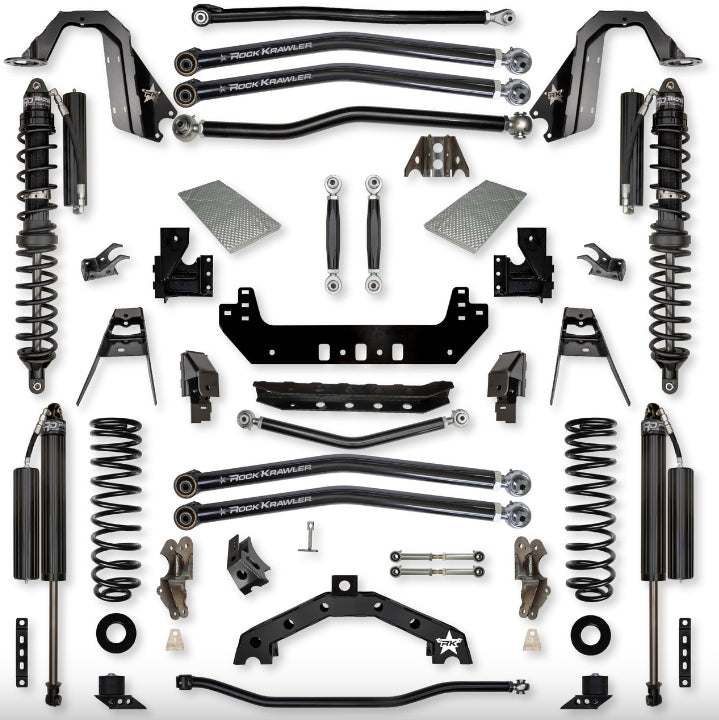 Jeep JLU (4DR) 3.5" X - Factor X2 "No-Limits" Long-Arm System (RUBICON)