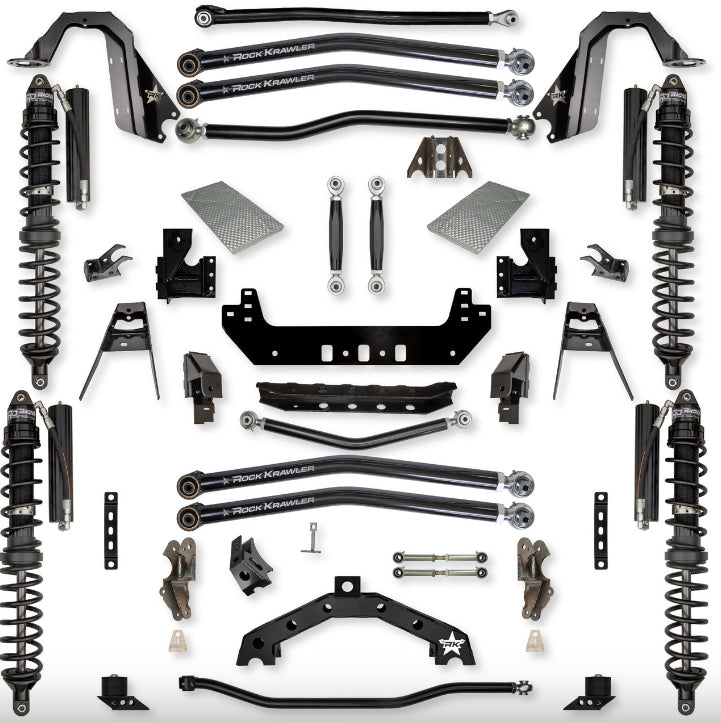 Jeep JLU (4DR) 3.5" X - Factor X2 "No-Limits" Long-Arm System (RUBICON)