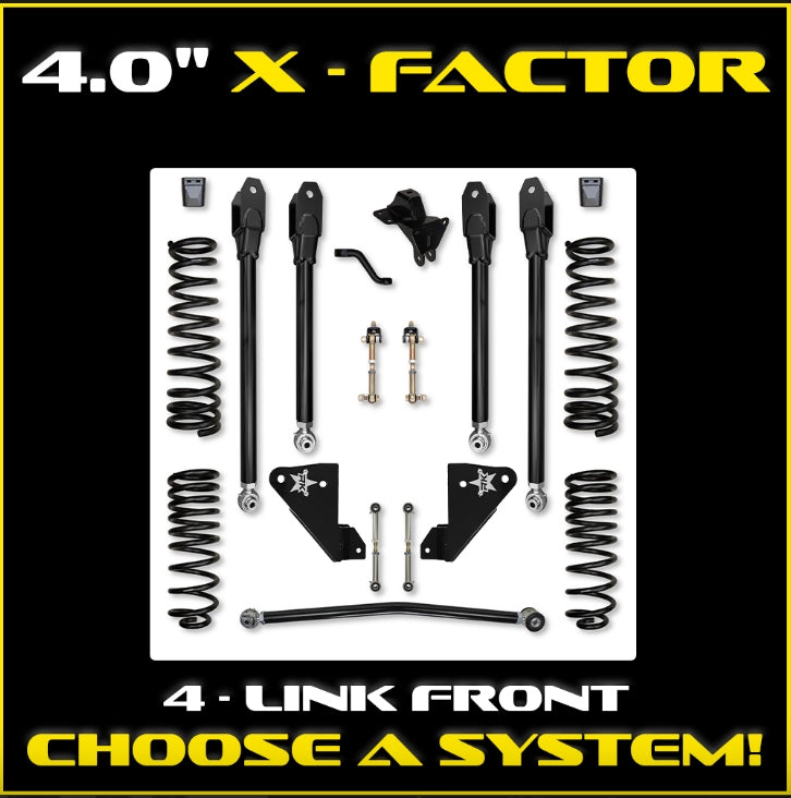 2019-PRES Dodge RAM 2500HD 4.0" X- Factor Series Suspension System (DIESEL)