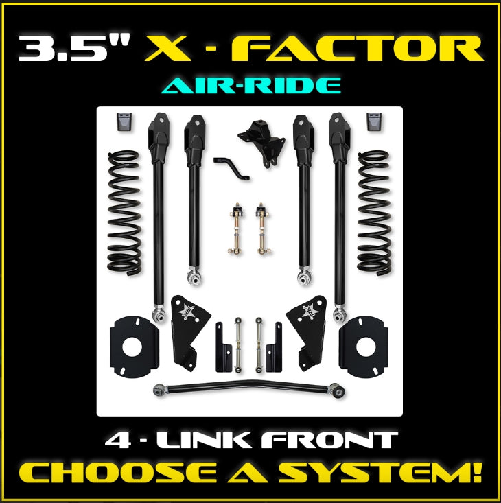2019-PRES RAM 2500HD 3.5" X-Factor Series Suspension System -W/ AIR RIDE (GAS)