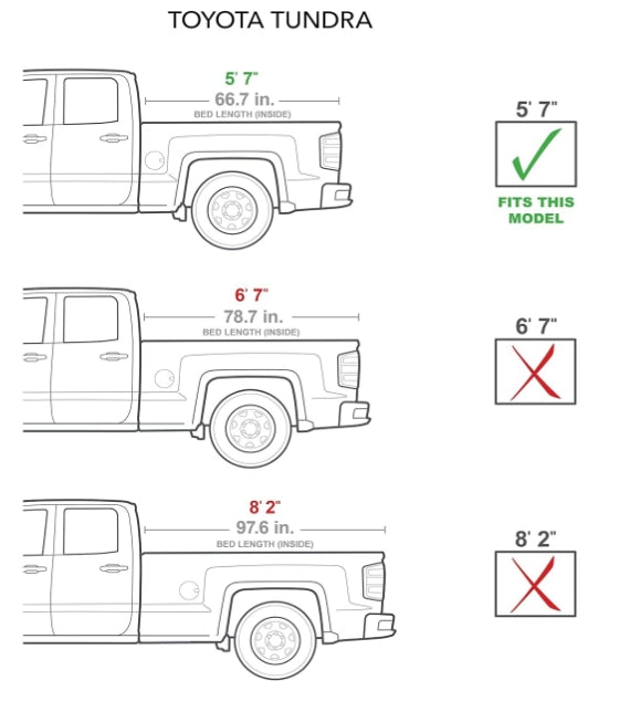 BAK BAKFlip MX4 Hard Folding Truck Bed Tonneau Cover | 448440 | Fits 2022-2024 Toyota Tundra 5' 7" Bed (66.7")