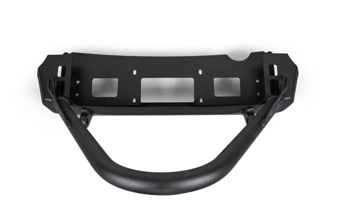 Crawltek Pyro Stubby Front Bumper with Stinger - Black - TJ/LJ/YJ/CJ