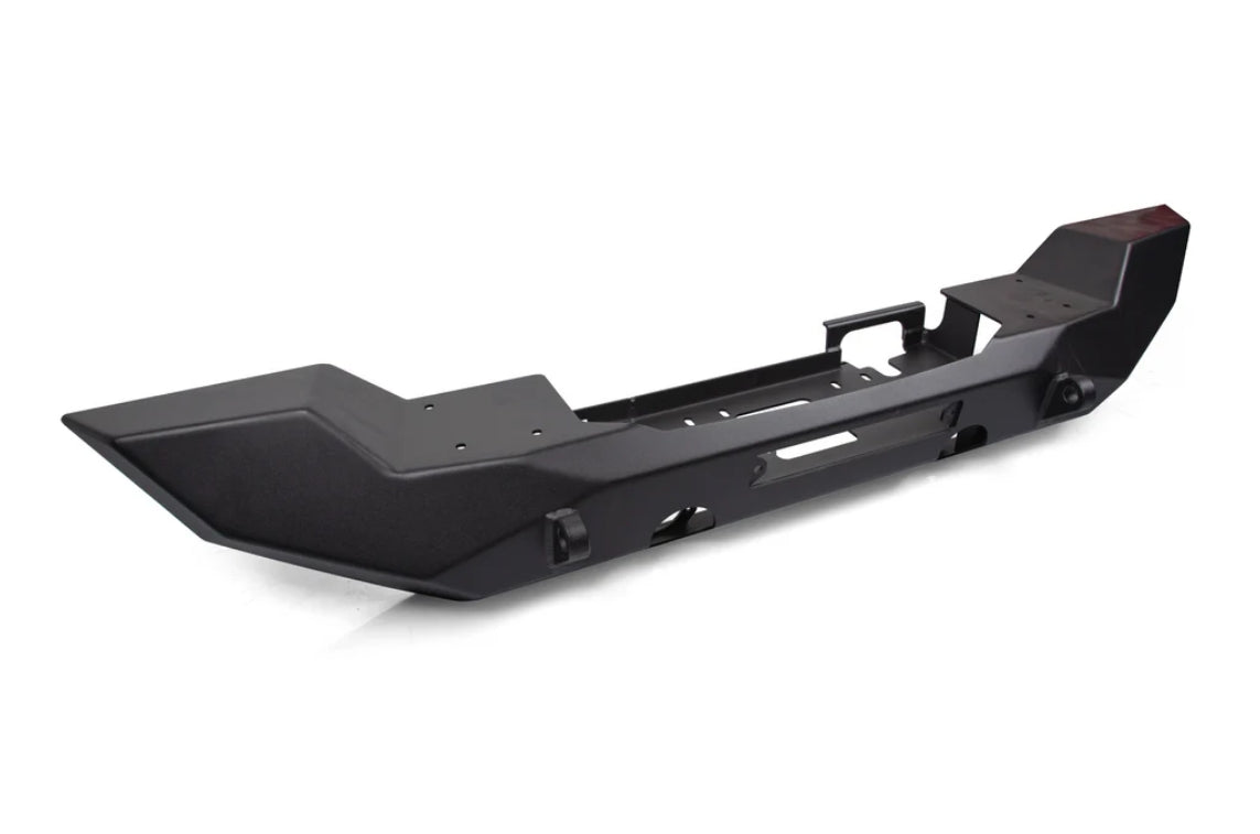 Crawltek Pyro Full-Width Front Bumper - Black - JK