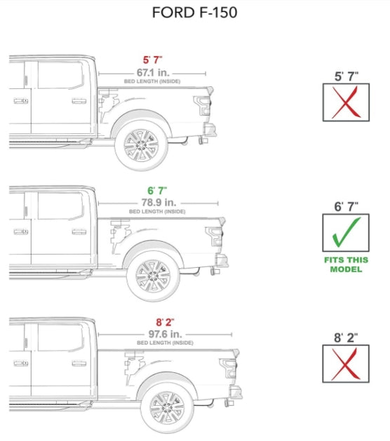 BAK BAKFlip G2 Hard Folding Truck Bed Tonneau Cover | 226337 | Fits 2021-2024 Ford F-150 6' 7" Bed (78.9")
