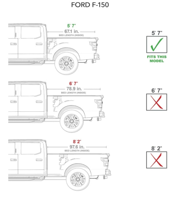 BAK BAKFlip MX4 Hard Folding Truck Bed Tonneau Cover | 448329 | Fits 2015-2020 Ford F-150 5' 7" Bed (67.1")