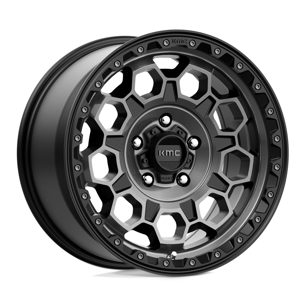 KMC Wheels -KM545 17X9 5X5.0 S-BLK GTCC 18MM- JT/JL/JK