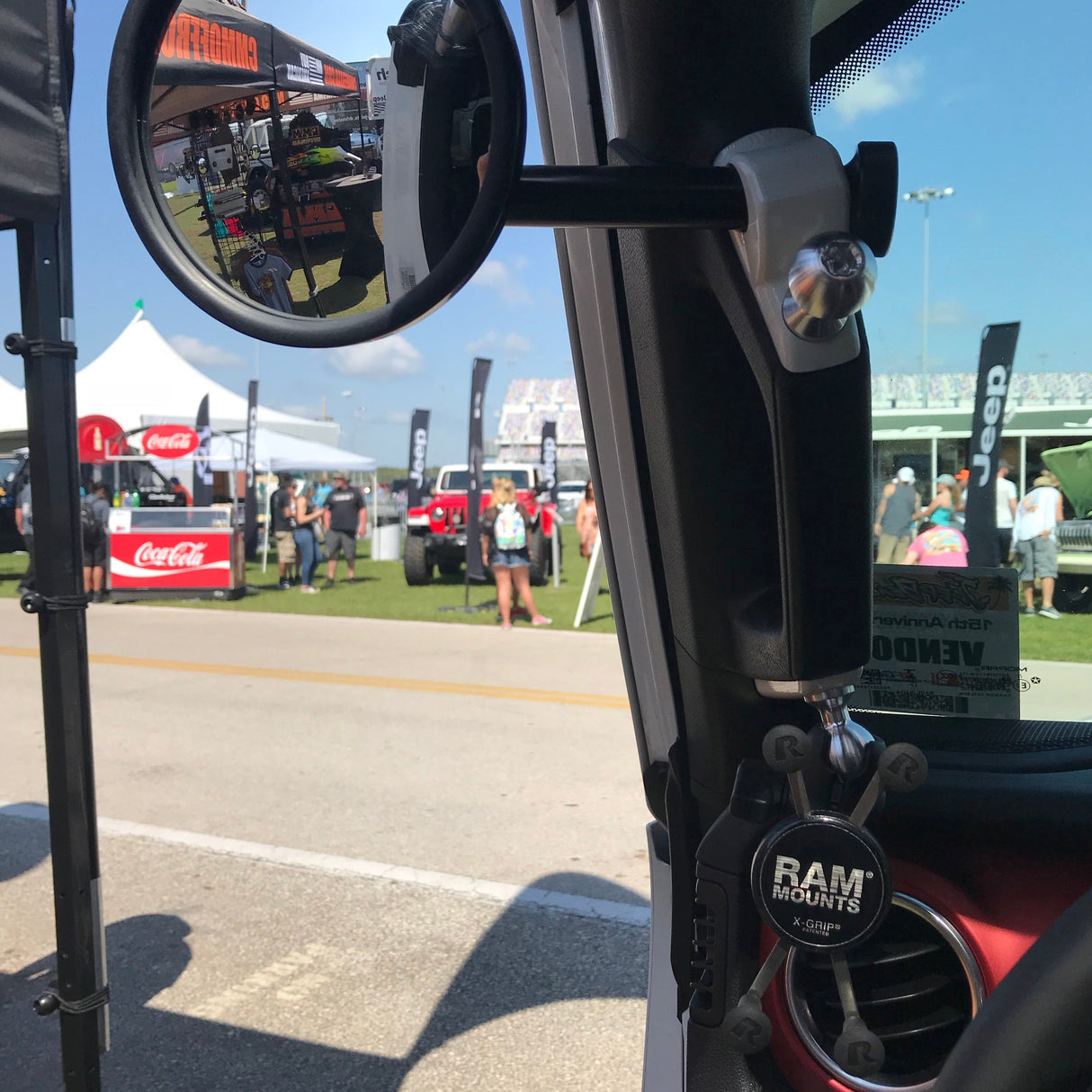 Jeep Gladiator JT A-Pillar Side Mirrors with Base Mount Driver AND Passenger