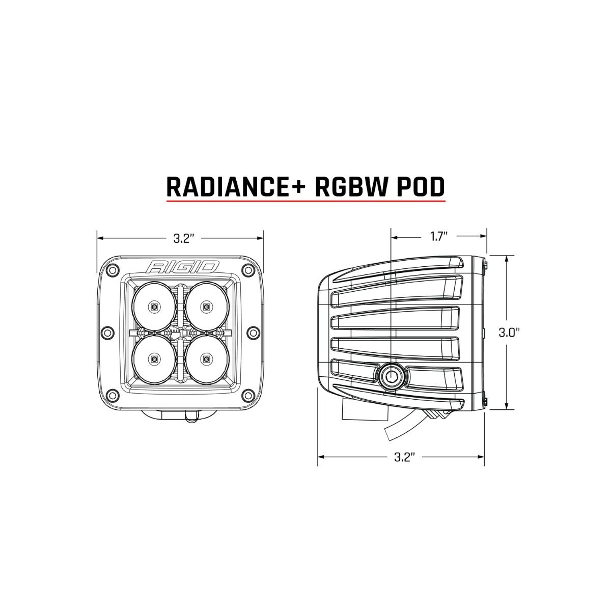 Rigid Radiance + POD RGBW (Pair)