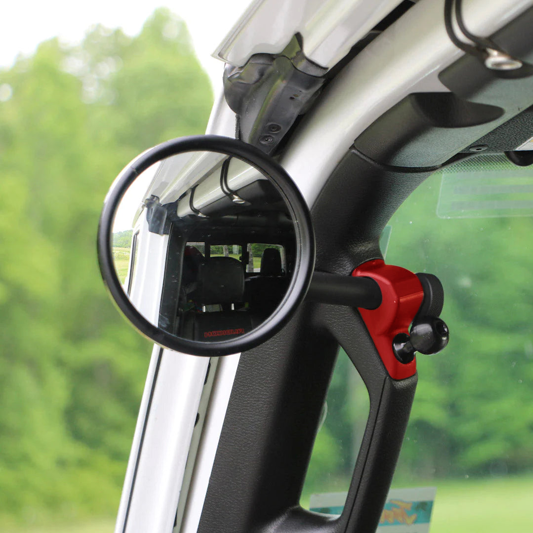 **2024** Gladiator / JT A-Pillar Side Jeep Mirrors with Base Mount Driver AND Passenger