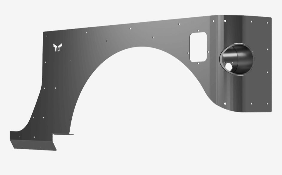 TNT Customs 6 Inch Stretch (Guardian) Corners for 2-Door Jeep Wrangler JK