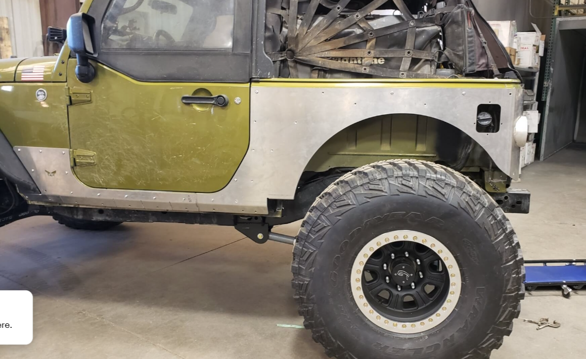 TNT Customs 6 Inch Stretch (Guardian) Corners for 2-Door Jeep Wrangler JK