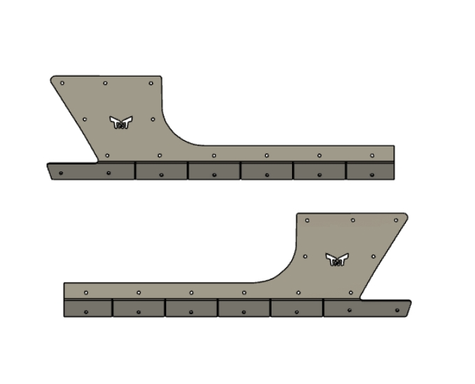 TNT Customs Jeep Wrangler JK 2-Door Rocker Covers for Corner Armor (Guardian)