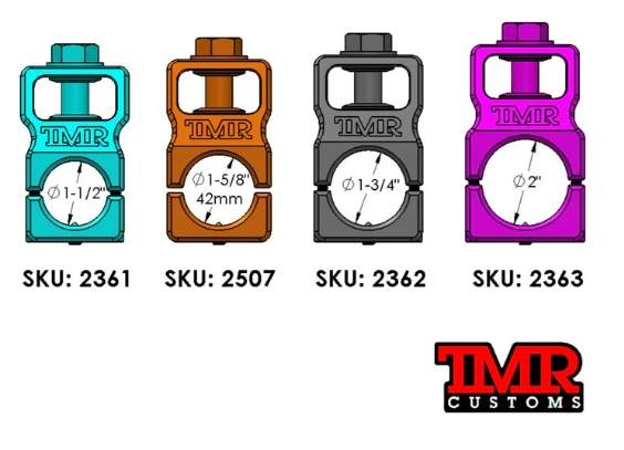 TMR Customs Double Shear Tie Rod Clamp - Hydraulic Assist