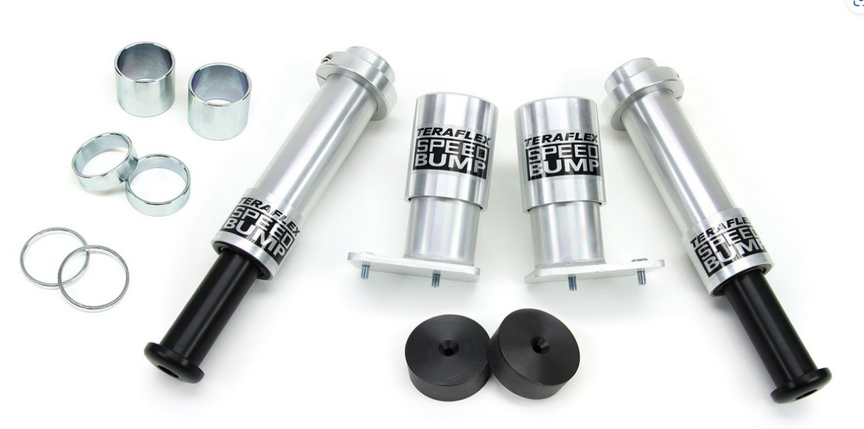 Teraflex SpeedBump Bumpstop Kit Front and Rear - 4in Lift - JK