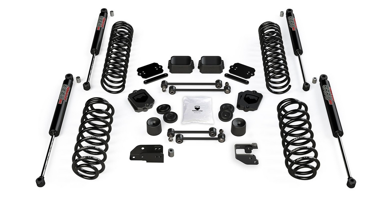 Teraflex 3.5in Coil Spring Base Lift Kit w/ 9550 VSS Shocks - JL 4Dr