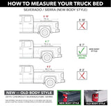 BAK Revolver X2 Hard Rolling Truck Bed Tonneau Cover | 39131 | Fits 2019 - 2024 Chevy/GMC Silverado/Sierra 1500, works w/ MultiPro/Flex tailgate 6' 7" Bed (79.4")