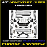 Jeep JL (2DR) 4.5" Adventure - X PRO Long-Arm System