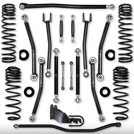 Jeep JL (2DR) 4.5" X-Factor Mid-arm "No-Limits" System (RUBICON)
