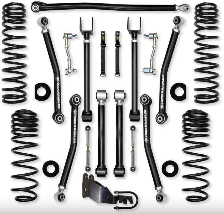 Jeep JLU (4DR) 2.5" Adventure - X 4XE Mid-arm System (SPORT/SAHARA)