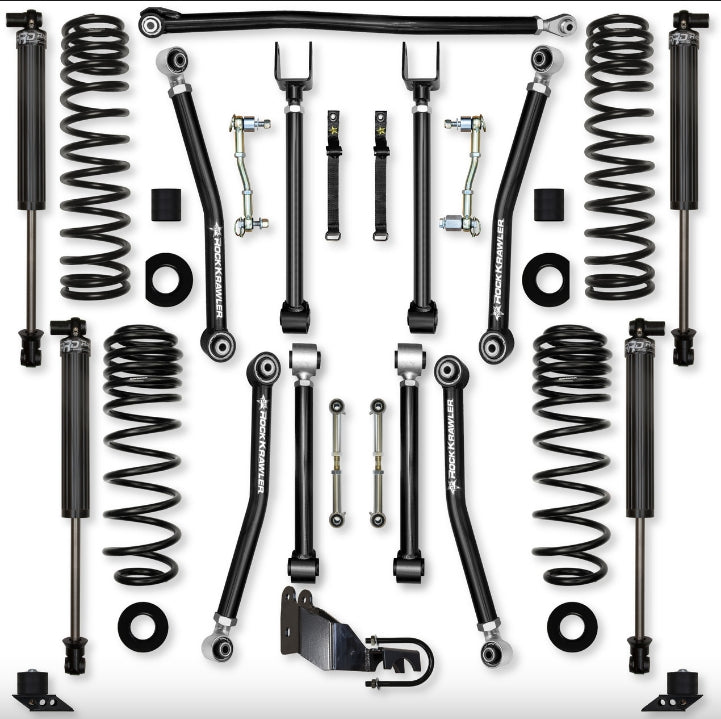 Jeep JLU (4DR) 2.5" Adventure - X 4XE Mid-arm System (SPORT/SAHARA)