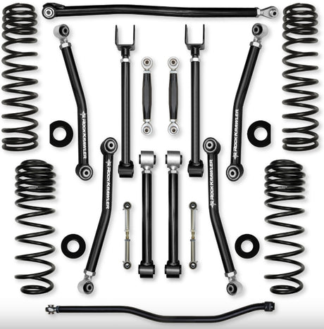 Jeep JLU (4DR) 2.5" Adventure - X 392 Mid-arm "No-Limits" System (RUBICON)