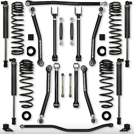 Jeep JLU (4DR) 2.5" Adventure - X 392 Mid-arm "No-Limits" System (RUBICON)