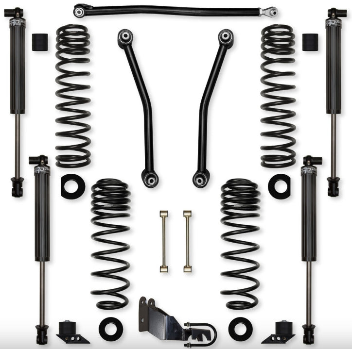 Jeep JLU (4DR) 2.5" Adventure Mid-arm System (SPORT/SAHARA)