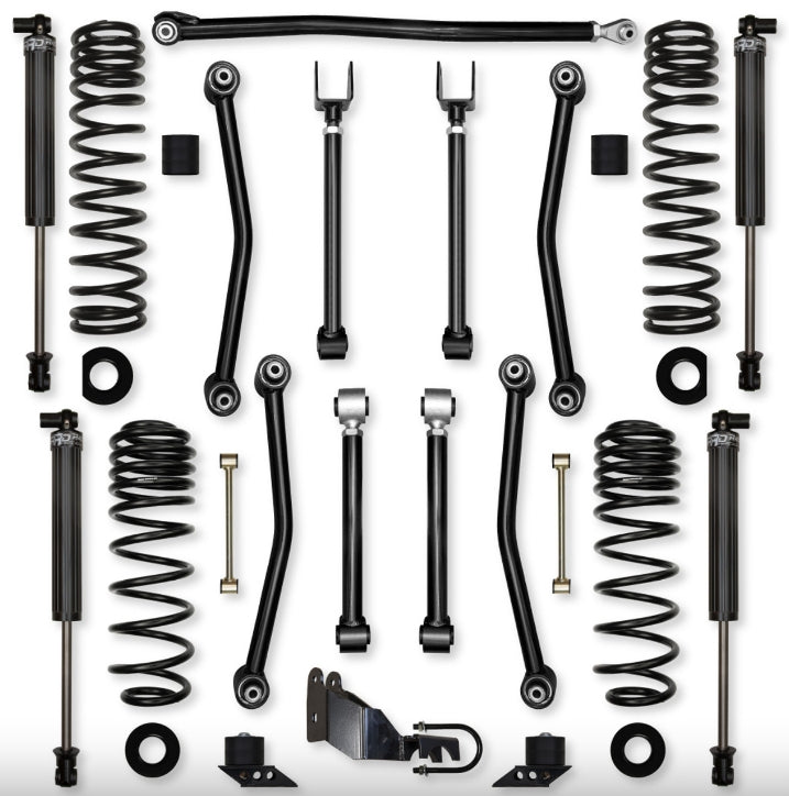 Jeep JLU (4DR) 2.5" Ultimate Adventure Diesel Mid-arm System