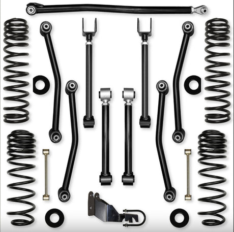 Jeep JLU (4DR) 2.5" Ultimate Adventure 4XE Mid-arm System