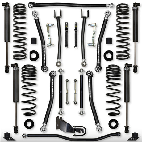 Jeep JLU (4DR) 2.5" X-Factor 4XE Mid-arm System (SPORT/SAHARA)