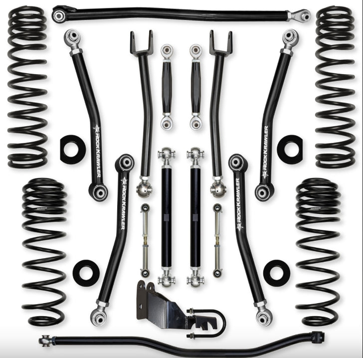 Jeep JLU (4DR) 2.5" X-Factor 4XE Mid-arm "No-Limits" System (RUBICON)