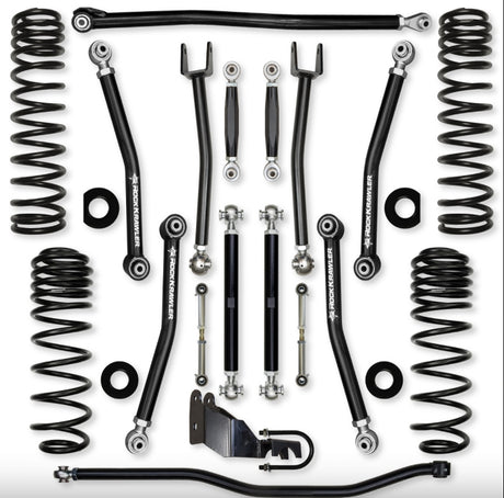Jeep JLU (4DR) 2.5" X-Factor 4XE Mid-arm "No-Limits" System (RUBICON)