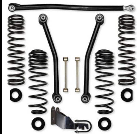 Jeep JLU (4DR) 2.5" Adventure 4XE Mid-arm System (SPORT/SAHARA)