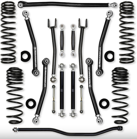 Jeep JLU (4DR) 2.5" X-Factor 392 Mid-arm "No-Limits" System (RUBICON)