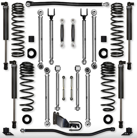 Jeep JLU (4DR) 2.5" Diesel X-Factor PRO Mid-arm "No-Limits" System (RUBICON)