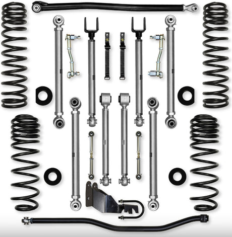 Jeep JLU (4DR) 2.5" 4XE X-Factor PRO Mid-arm System (SPORT/SAHARA)
