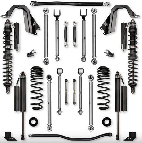 Jeep JLU (4DR) 2.5" X-Factor PRO 392 Mid-arm "No-Limits" System