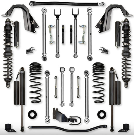 Jeep JLU (4DR) 3.5" X-Factor PRO Mid-arm System (SPORT/SAHARA)