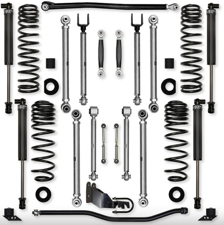 Jeep JLU (4DR) 3.5" X-Factor PRO Mid-arm "No-Limits" System (RUBICON)